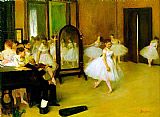 dance class by Edgar Degas